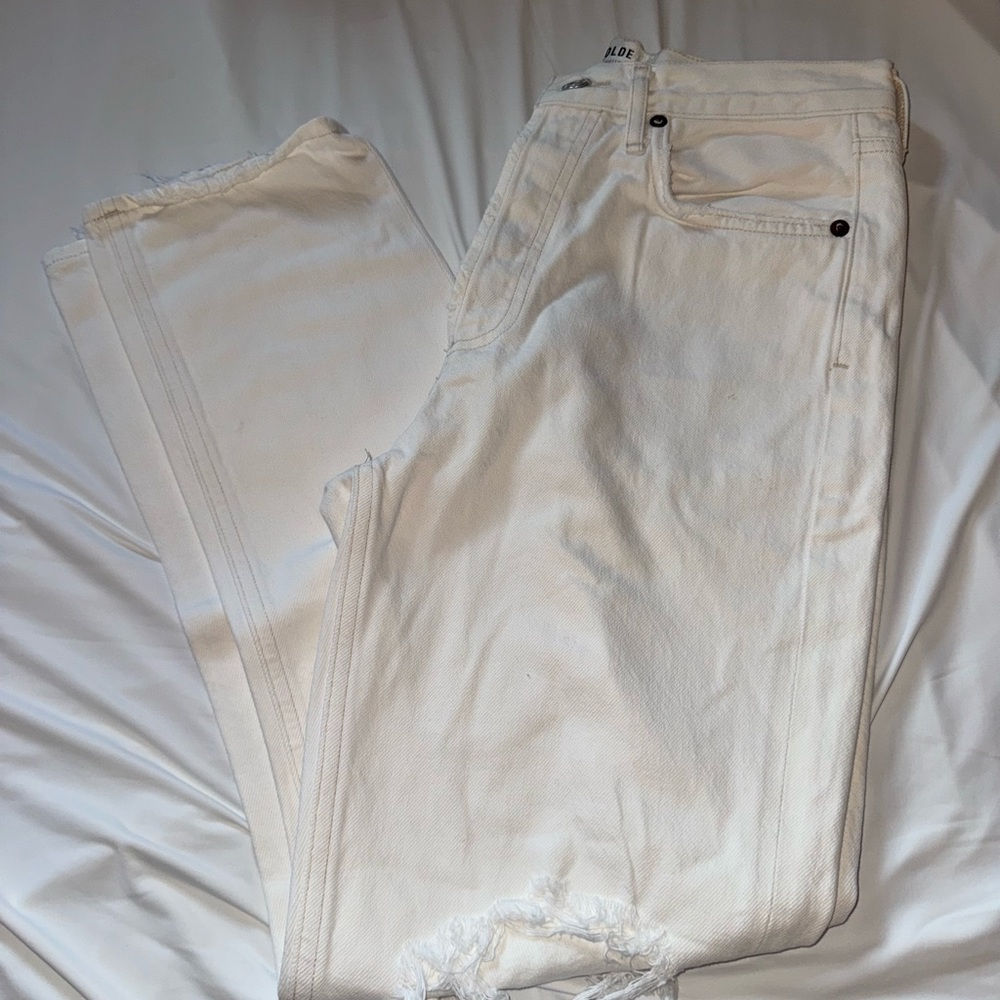 White Distressed Jeans
